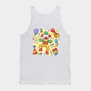 April s fol Day Clown Tank Top